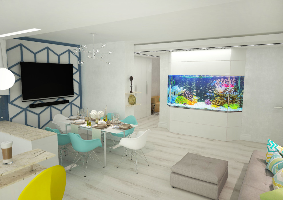 Современная функциональная квартира для семьи с тремя детьми