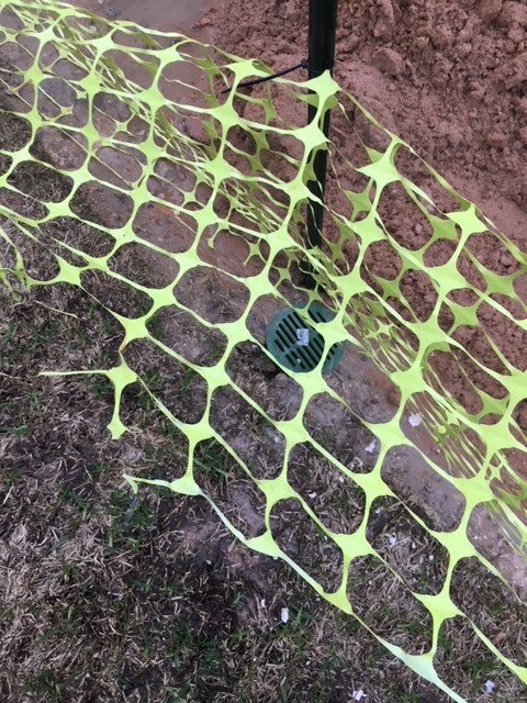 Drain spouts Tied into French Drains Irrigation