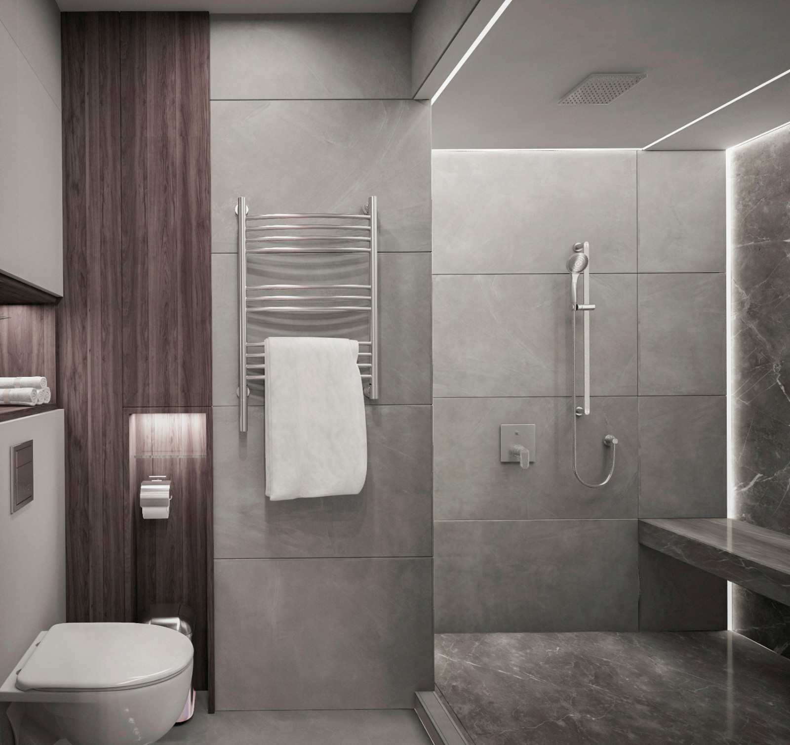 Санузел в проекте "Алена"