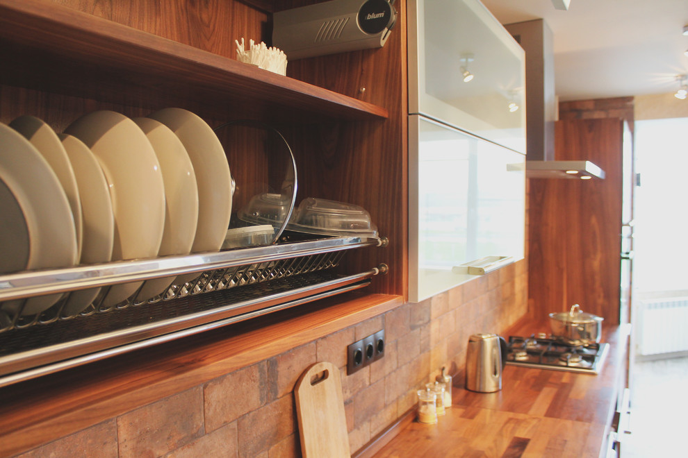 Кухня из американского ореха American walnut kitchen