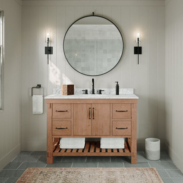 Bosque Bath Vanity Transitional Bathroom Vanities And Sink Consoles