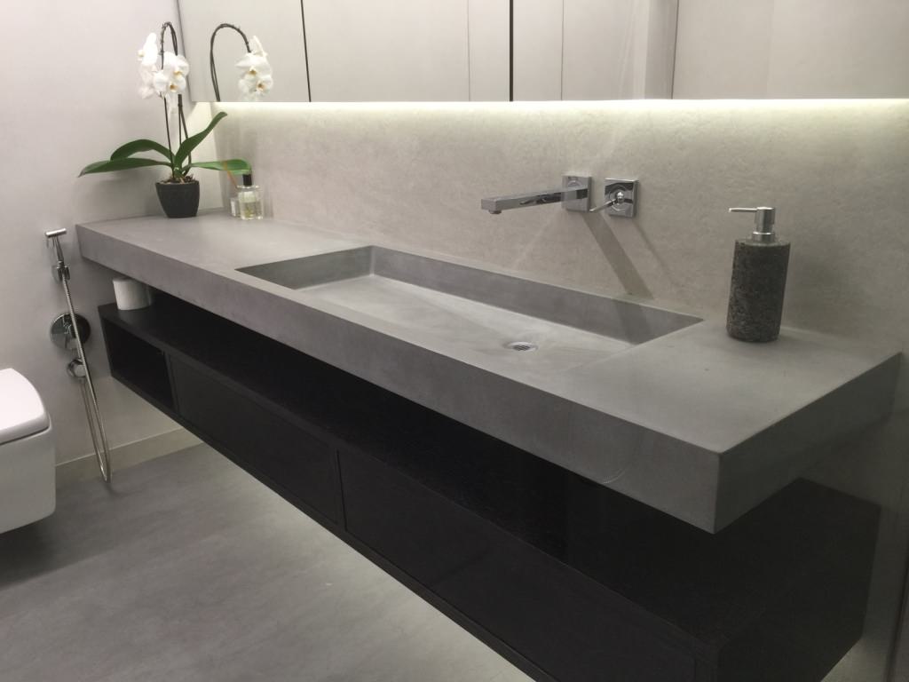 Бетонная раковина