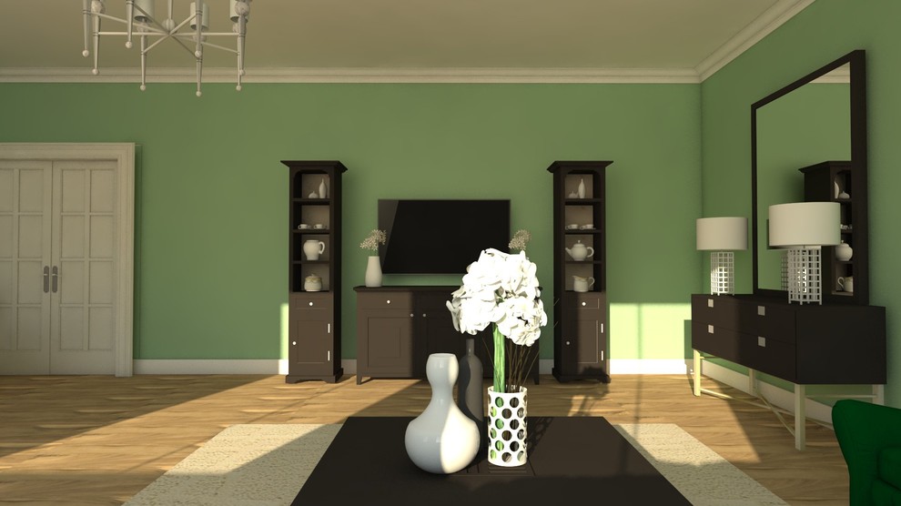 Гостинная комната в 3-х комнатной квартире