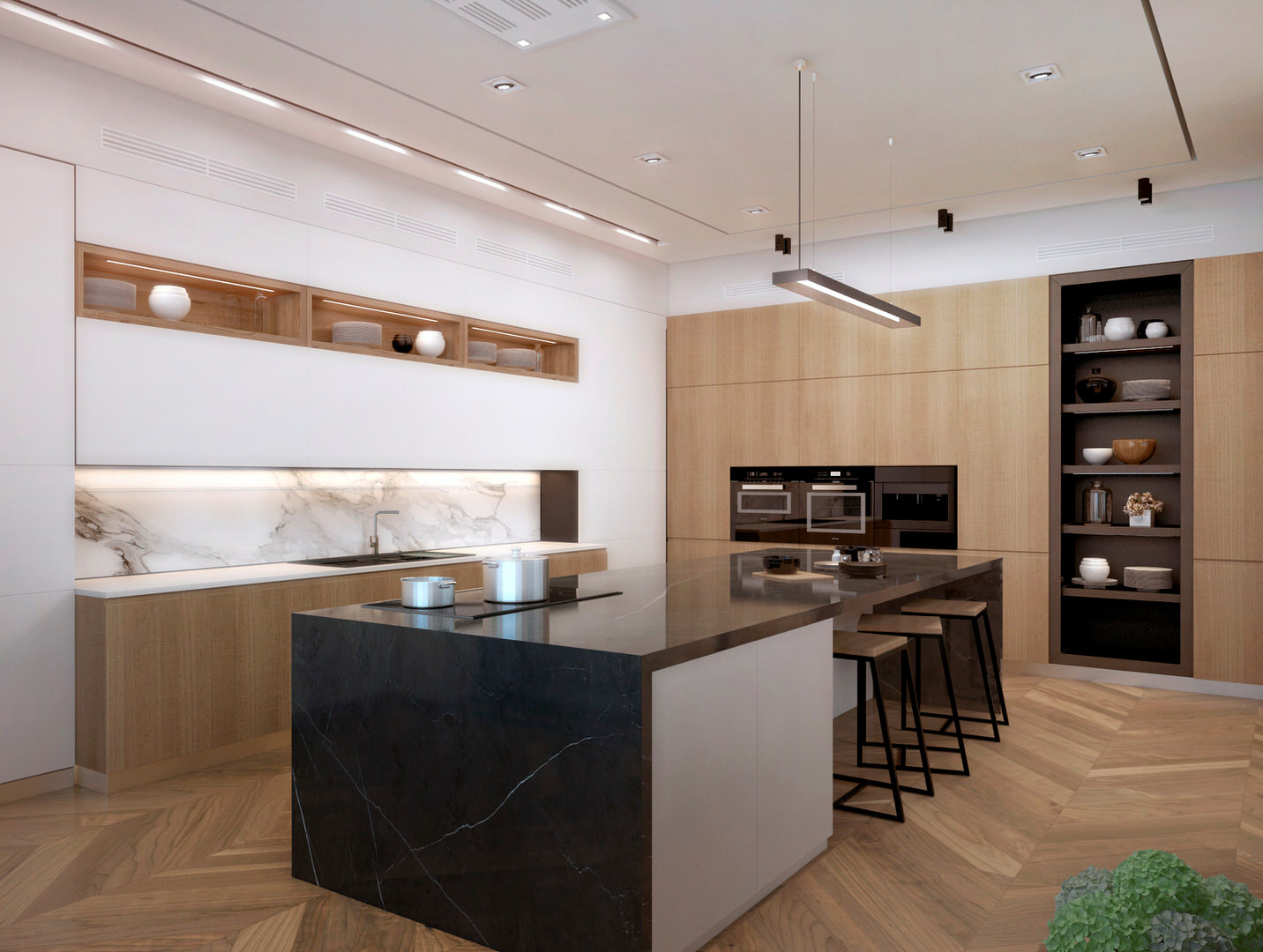 Интерьер частной виллы № 1