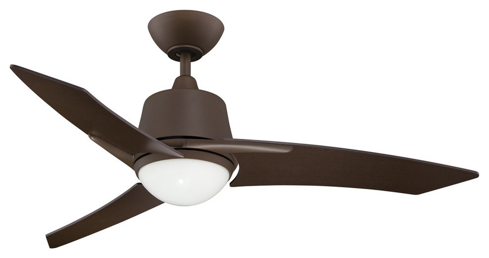 Scimitar 44 Oil Rubbed Bronze Ceiling Fan Transitional