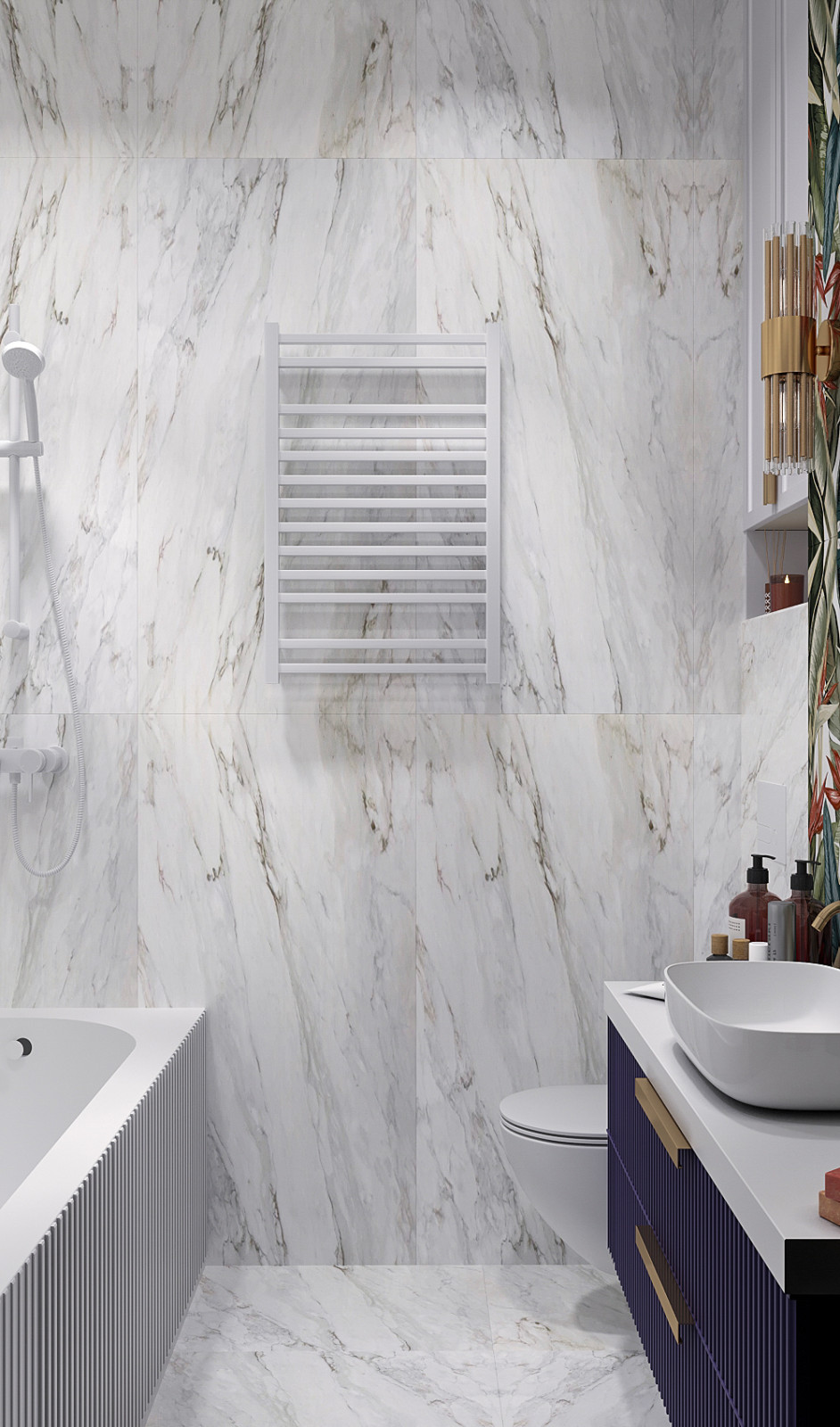 санузел в стиле ардеко