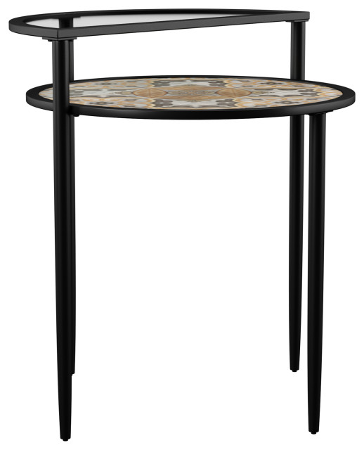 Elsie Outdoor Accent Table Contemporary Outdoor Side Tables by