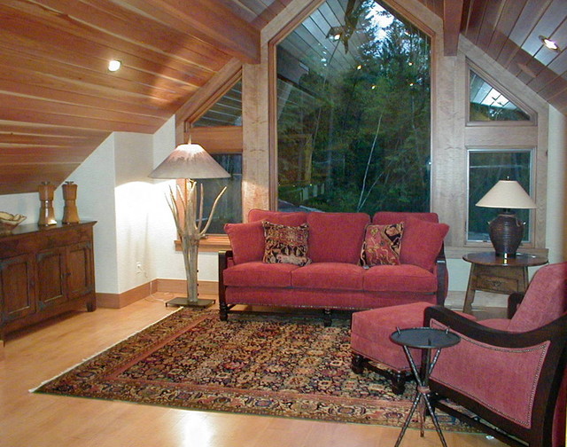 Mountain Loft traditional-living-room