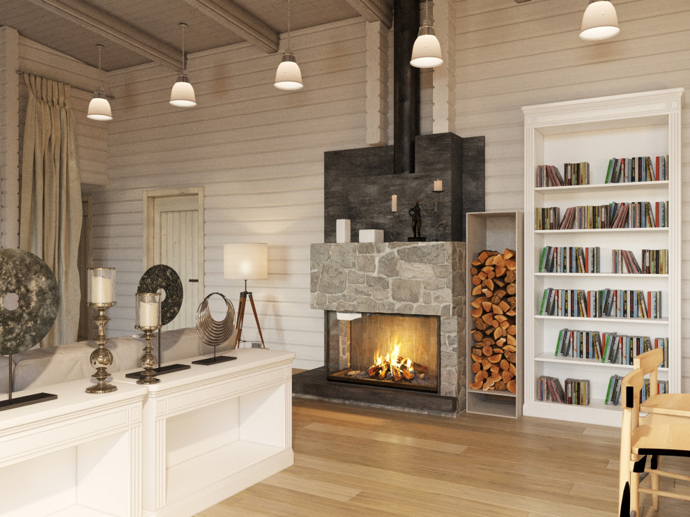 Интерьеры жилого дома в Новосибирске