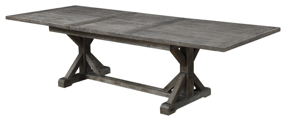 Blevins Dining Table, Weathered Gray