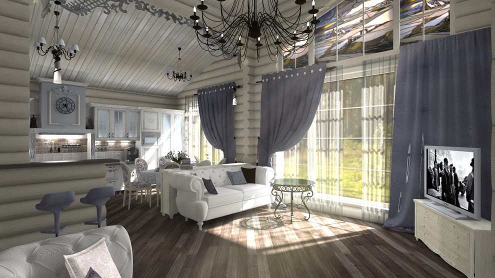 ДЕРЕВЯННЫЙ ДОМ В СОСНОВОМ БОРУ