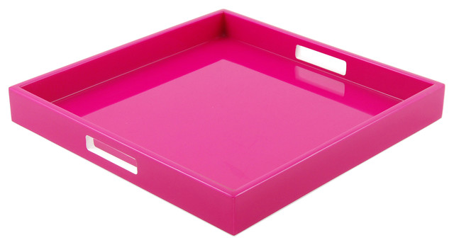Personalised Grooming Tack Tray Cerise Pink Tray 