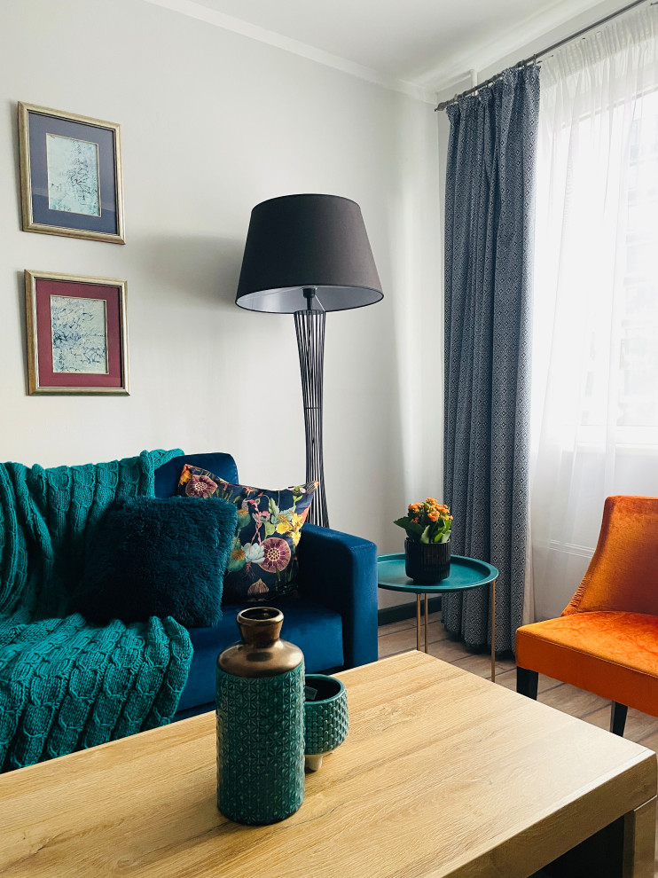 Art Deco inspired living room in Riga, Latvia