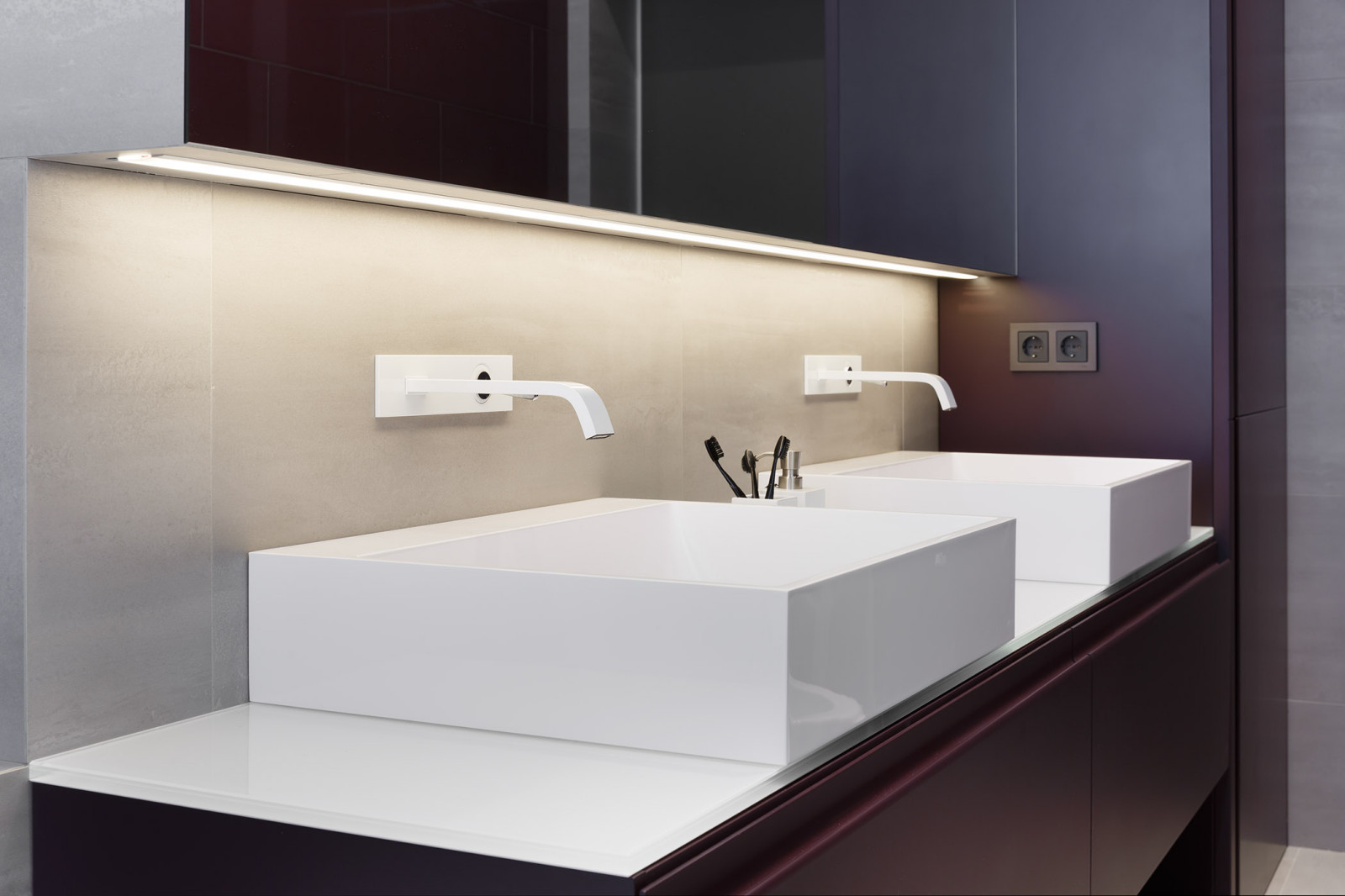 Детали интерьера ванной комнаты