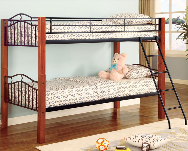 Wood and Metal Bunk Bed Classique Chic New York par The Classic