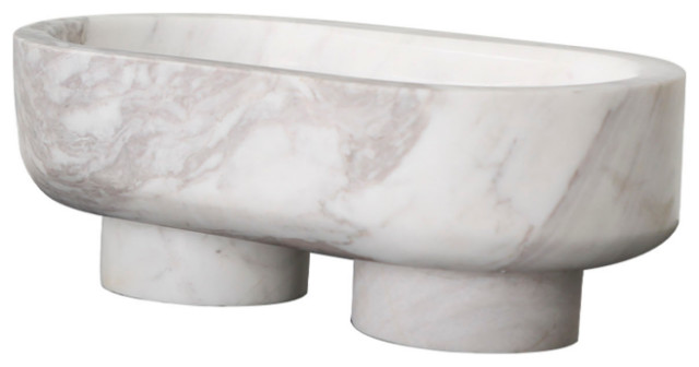 White Marble Oval Tray | Liang & Eimil Mercer