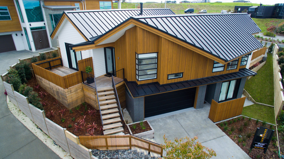 Exterior arial Contemporary Exterior Auckland by