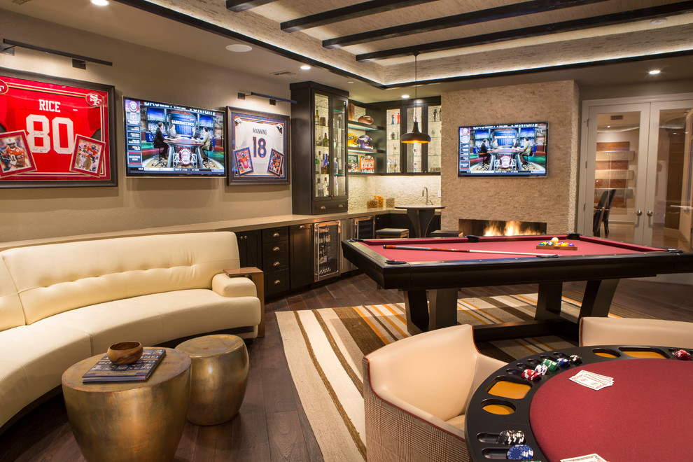 Home design - mid-sized contemporary home design idea in Phoenix