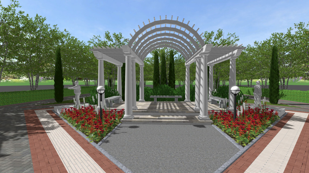 Комсомольский сквер в г.Жиздра, 2021