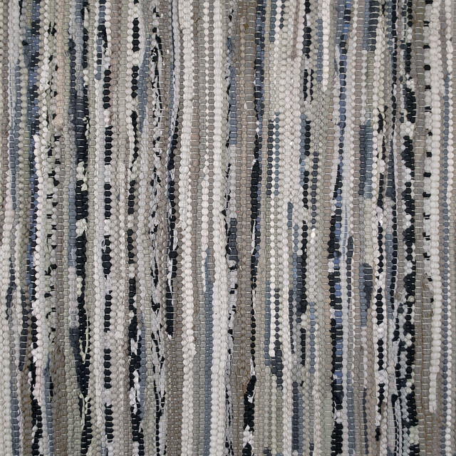 DII Multicolor Gray Rag Rug 2Ft 3In