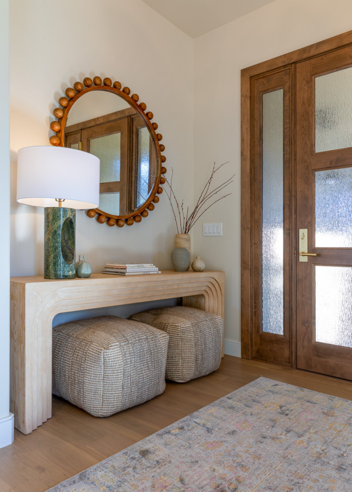 Inspiration for a transitional entryway remodel in Denver