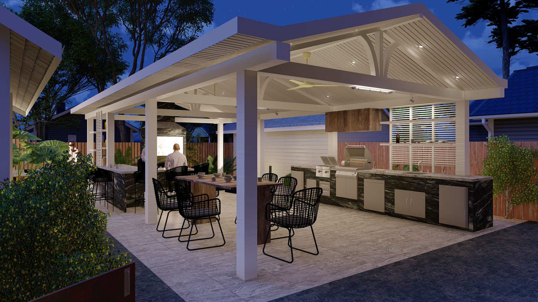 Outdoor Dinning Design Study