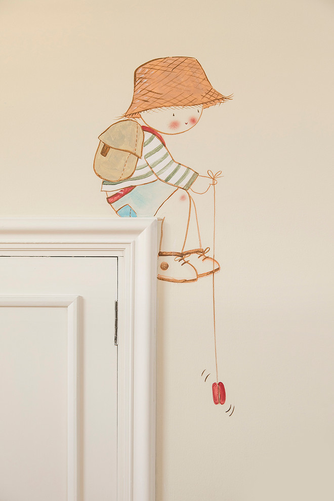 Design ideas for a transitional kids' room in Barcelona.