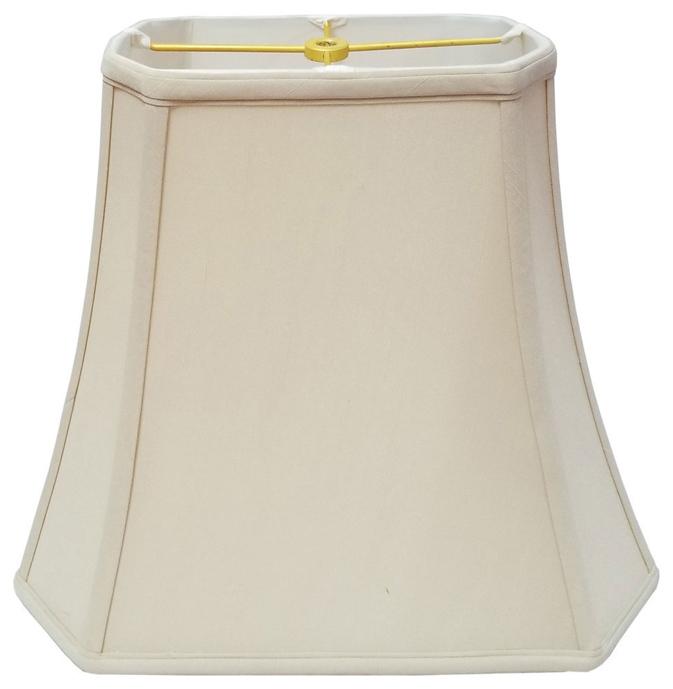 DS-92-12WH x 11 Inc 12 x 8 x 8 x 6 White, Royal Designs Rectangle Gallery Designer Lamp Shade 