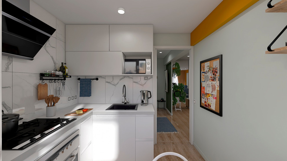 Сочный и бюджетный сканди интерьер