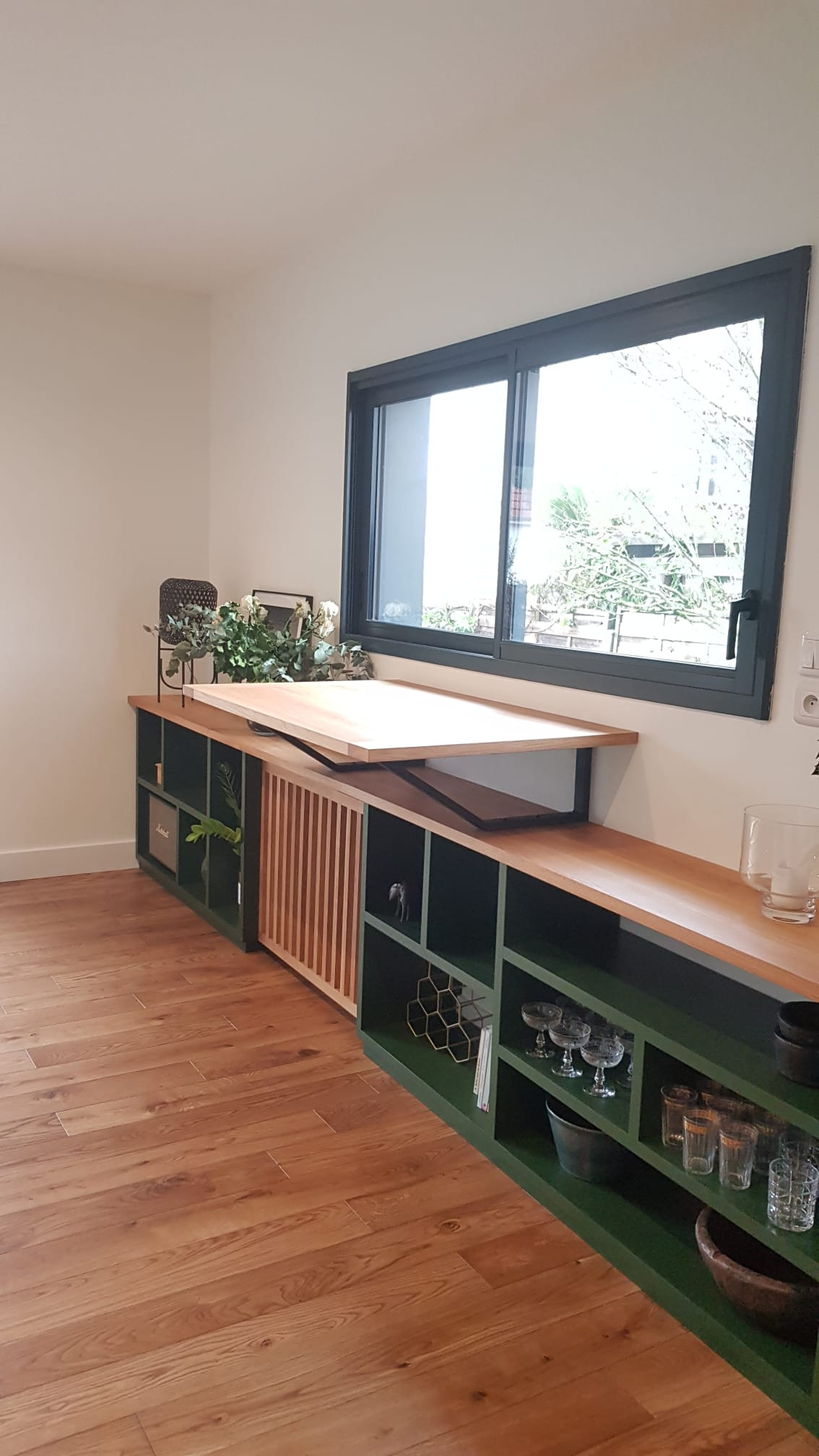 Meuble de rangement sur-mesure et bar