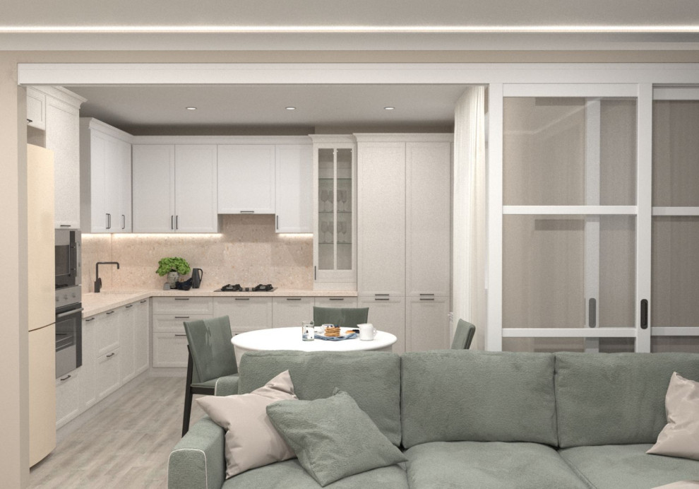 Квартира для любителей лаванды и мяты.