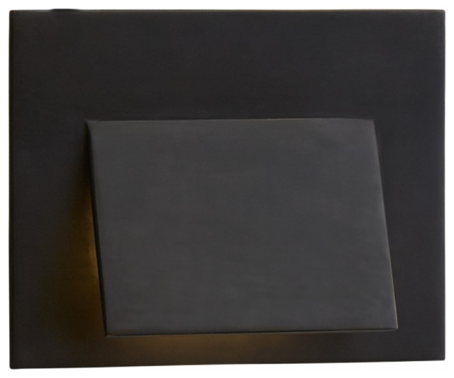 Esker Envelope Outdoor Wall Sconce, LED, Bronze, 7"H (KW 2706BZ 2V6Q8)