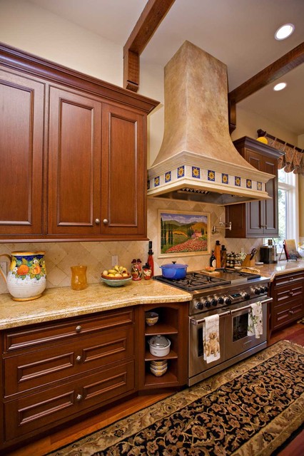 Corner Cabinetry With Shelves In Bay Area Custom Kitchen Design