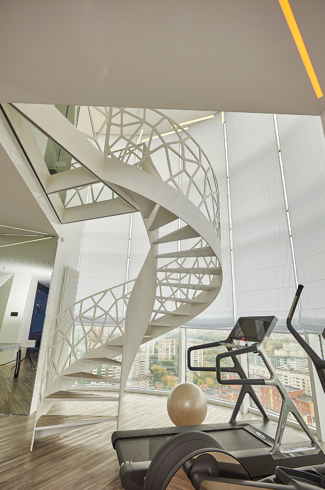 Личный тренажерный зал и СПА. Авторы дизайна Юрий и Ирина Вопшиновы