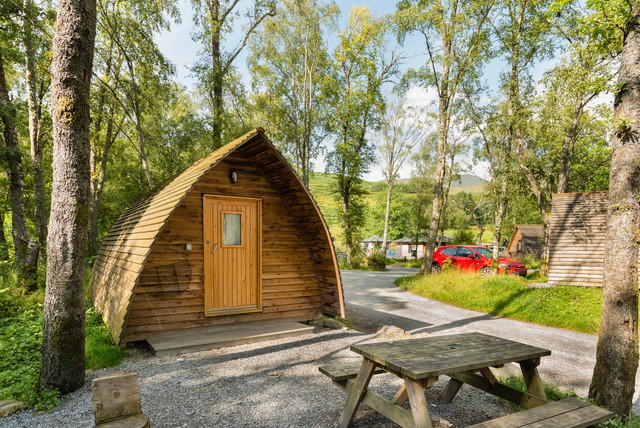 POD camping skandinavisk-fasad