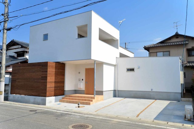 外観 contemporain-facade