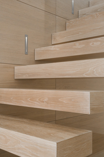 Cliff Drive contemporary-staircase
