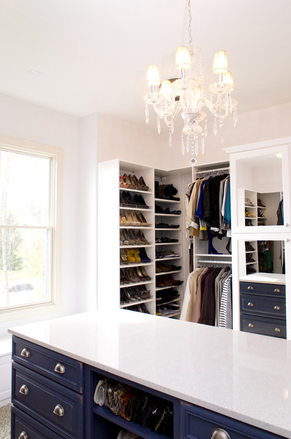 Luxurious Walk In Closet traditional-wardrobe