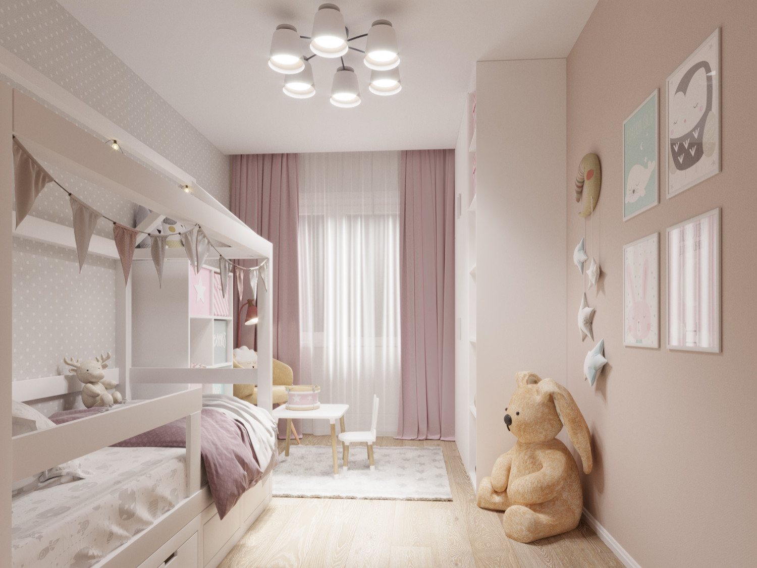 интерьер квартиры 72 квм. г. Новосибирск