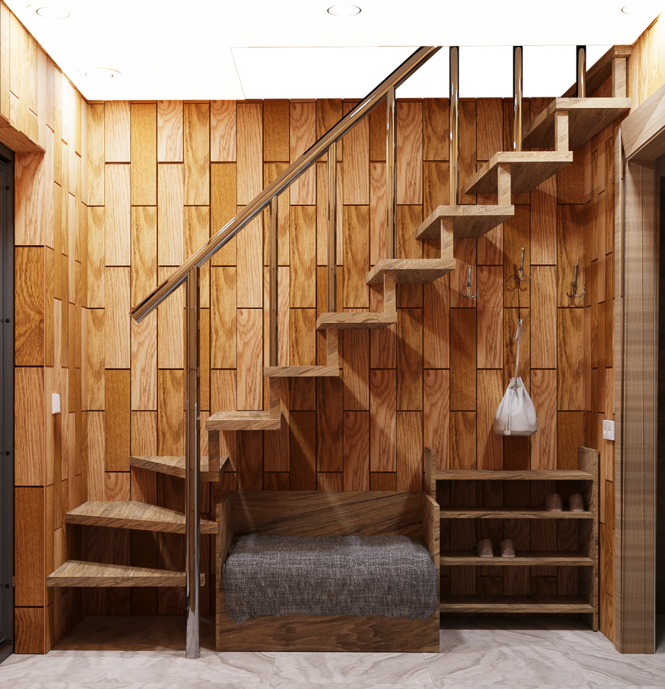 учебный проект. 1-й этаж частного дома для проживания 2 человек и собаки.