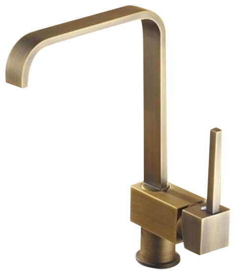 Phoenix Classico Antique Brass Single Handle Kitchen Sink Faucet