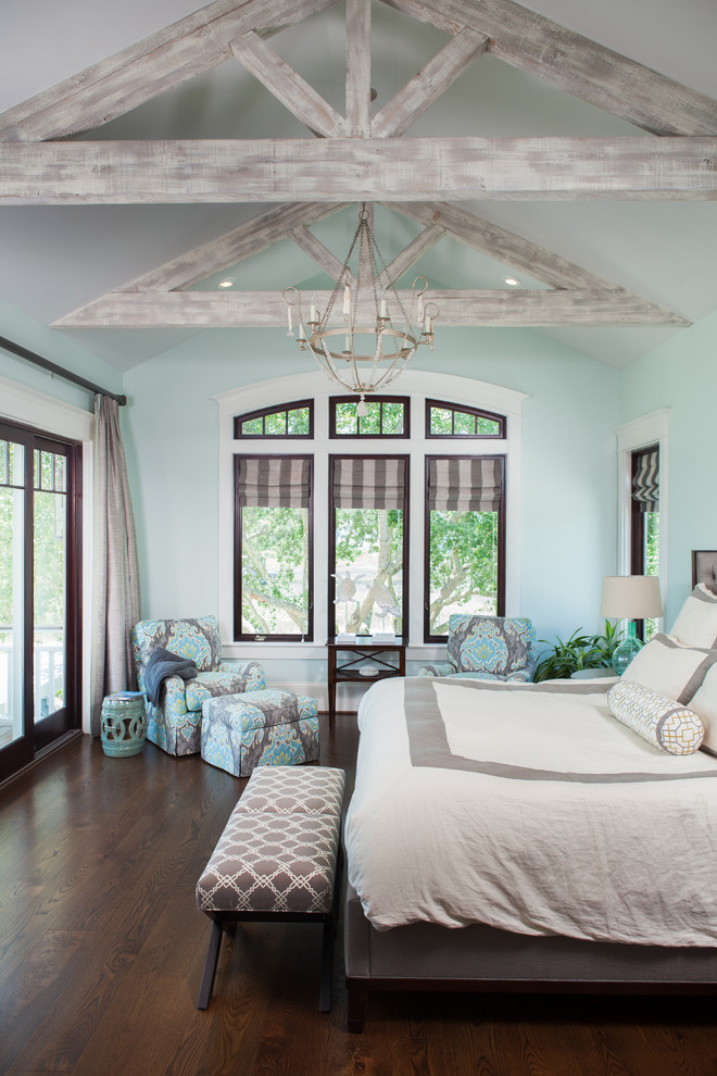 Photo of a beach style bedroom in Wilmington.