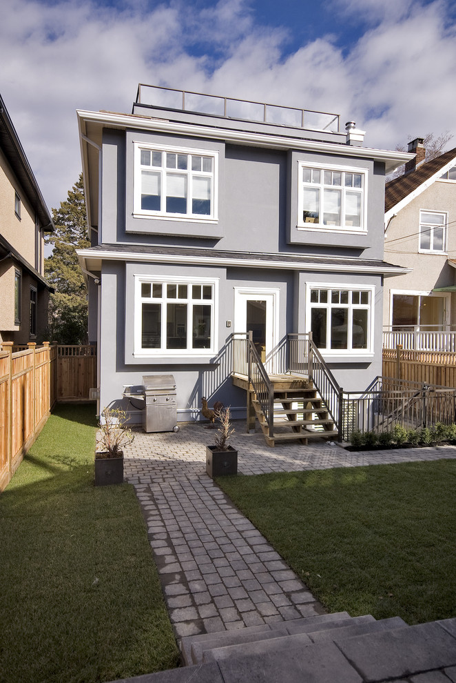 This is an example of a traditional exterior in Vancouver.