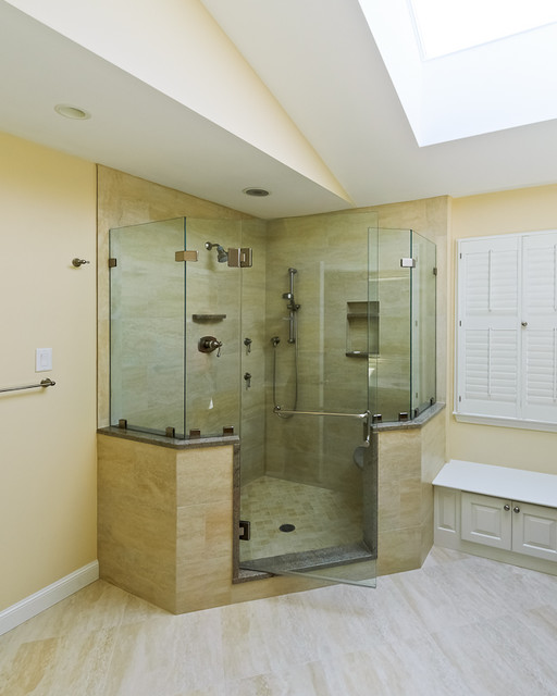 Neo Angle shower Traditional Bathroom Boston by TMK Remodeling LLC