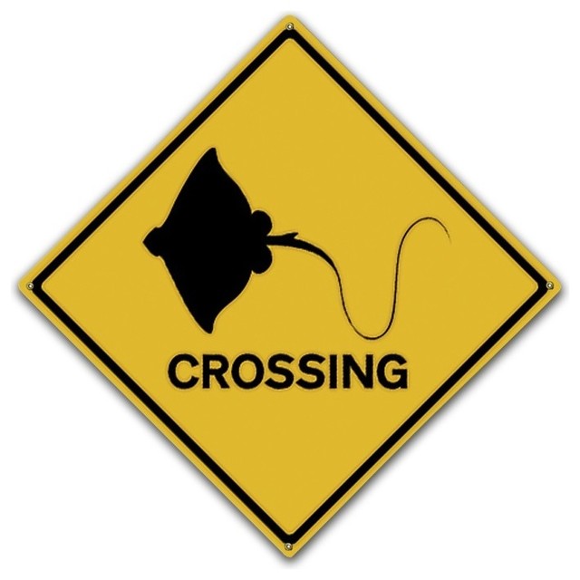 Stingray Crossing, Classic Metal Sign