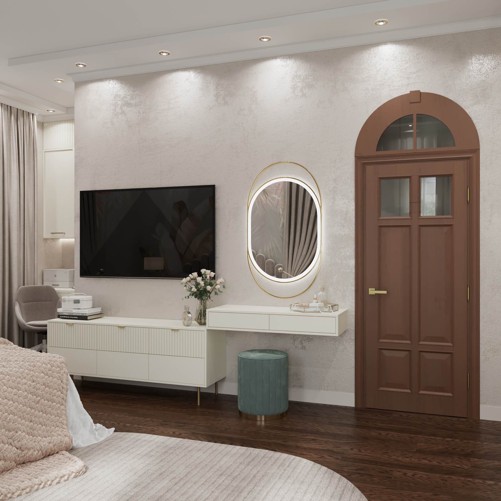 2023г. Интерьер частного дома 350 м2 в г. Новосибирск