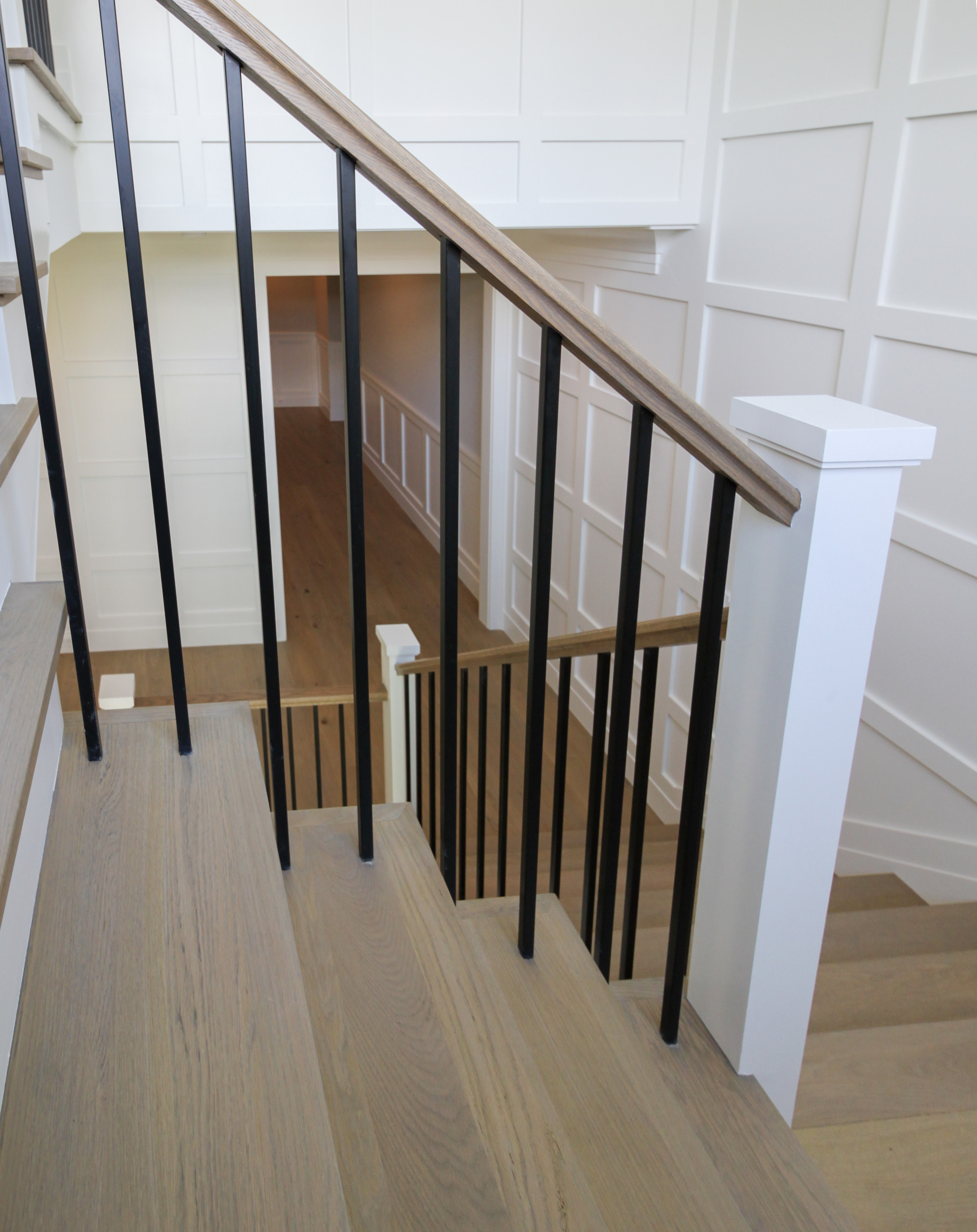 87_Welcoming and Functional Contemporary U-shaped Staircase, Arlington, VA 22207