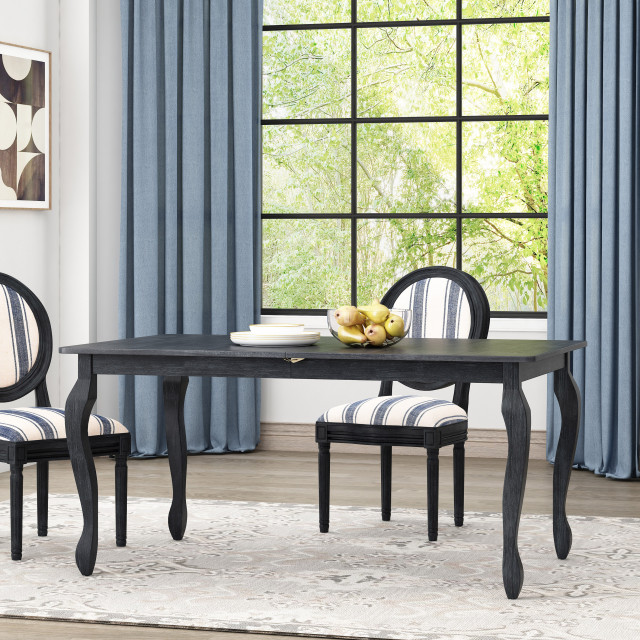 Birdsong French Country Wooden Expandable Dining Table - French Country ...