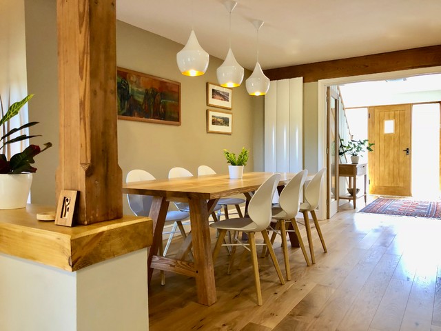 Open Plan Kitchen Dining Space contemporary-dining-room