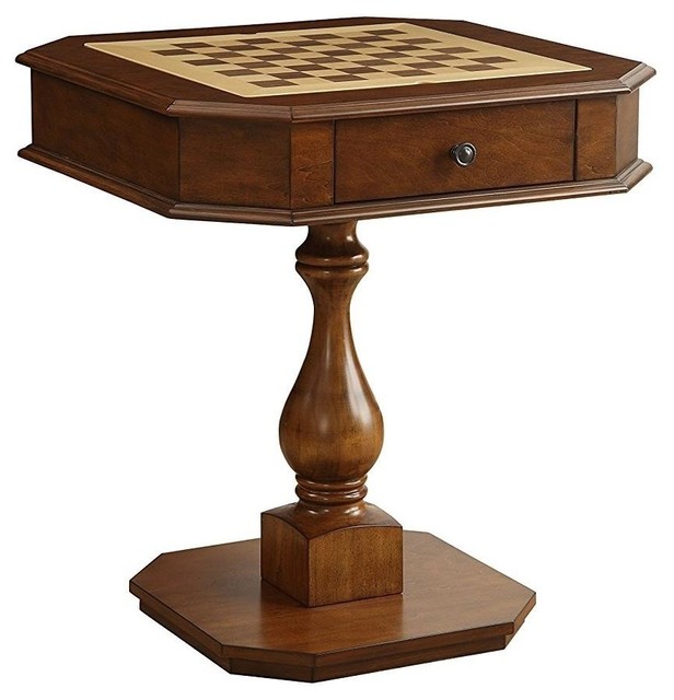 Acme Game Table in Cherry Finish 82844 Traditional Game Tables by